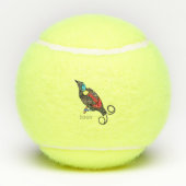 Wilson's cartoon van paradijzen tennisballen (Achterkant)