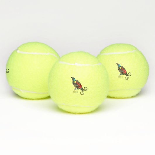 Wilson's cartoon van paradijzen tennisballen (Multi)