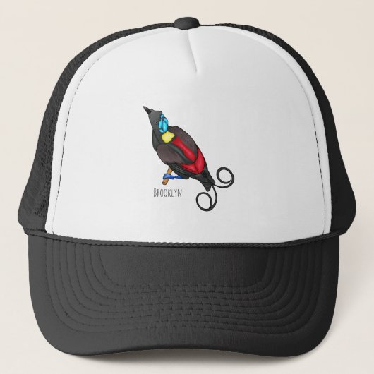 Wilson's cartoon van paradijzen trucker pet (Voorkant)