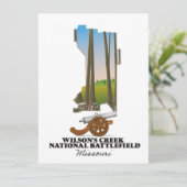 Wilson's Creek National Battlefield, Missouri, VS (Staand voorkant)