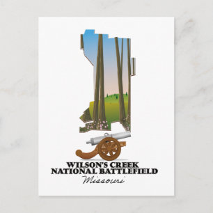 Wilson's Creek National Battlefield, Missouri, VS Briefkaart