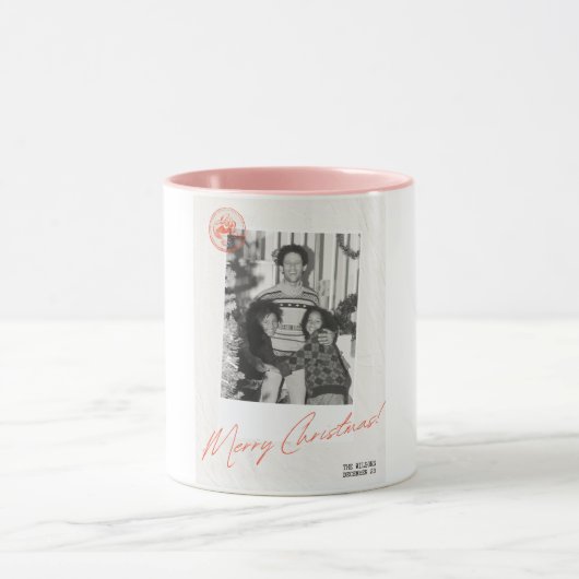 Wilson's familie Kerstmis december Prettig kerstfe Mok (Midden)