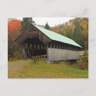 Wilsons Mill Covered Bridge Maine Briefkaart
