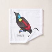 Wilson's paradijsvogel stripfiguur bad handdoek (Wasdoekje)