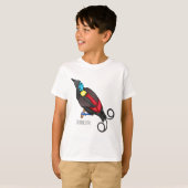 Wilson's paradijsvogel stripfiguur  t-shirt (Voorkant volledig)