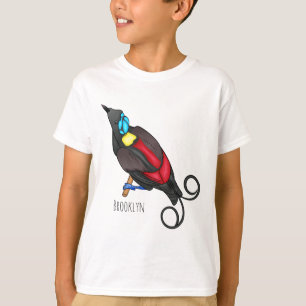 Wilson's paradijsvogel stripfiguur  t-shirt