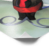 Wilson's vogel van Paradise Wild Life Natuur Print Foto Afdruk (Hoek)