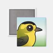 Wilson's Warbler Magneet (Voorkant / Achterkant)