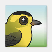 Wilson's Warbler Magneet (Voorkant)