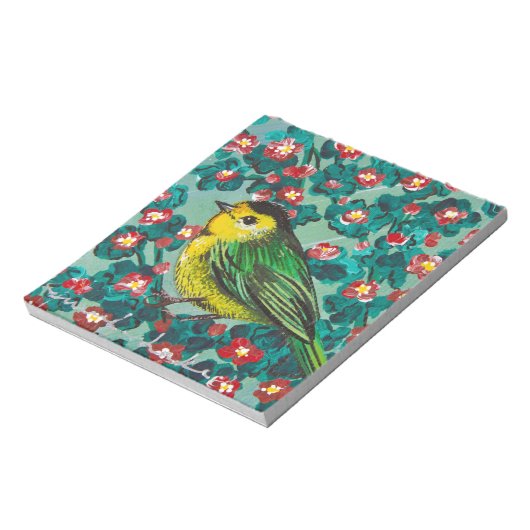 Wilson's Warbler Notitieblok (Linkerzijde)