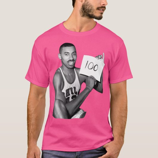 Wilt Chamberlain 100 Point Game T-shirt (Voorkant)