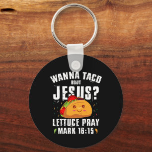 Wilt taco over Jezus Cinco de Mayo christen  Sleutelhanger