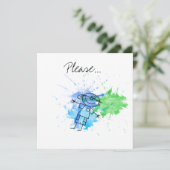 Wilt u alstublieft mijn Godparent zijn? Voorstel C Kaart (Staand voorkant)