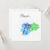 Wilt u alstublieft mijn Godparent zijn? Voorstel C Kaart (Voorkant / Achterkant in situ)