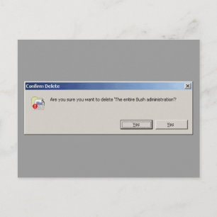 Wilt u de gehele Struik-administratie verwijderen? Briefkaart