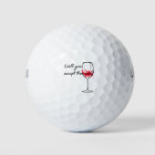 Wilt u dit Roos charmante ontwerpvoorstel accepter Golfballen (Voorkant)