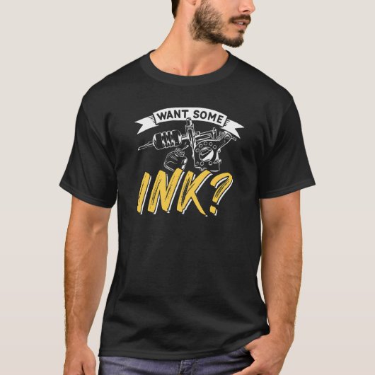 Wilt u een inkt Tattoo artistieke inkt T-shirt (Voorkant)