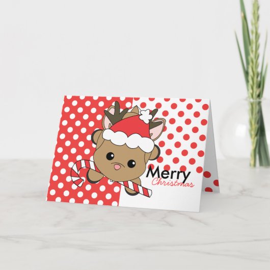 Wilt u een Snoep-Cane? Feestdagen Kaart (Voorkant)