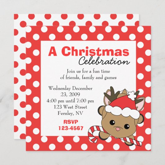 Wilt u een Snoep-Cane? Kaart (Voorkant / Achterkant)