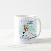 Wilt u een Snowmanatee bouwen - Pinguïn - Mok? Koffiemok (Voorkant rechts)