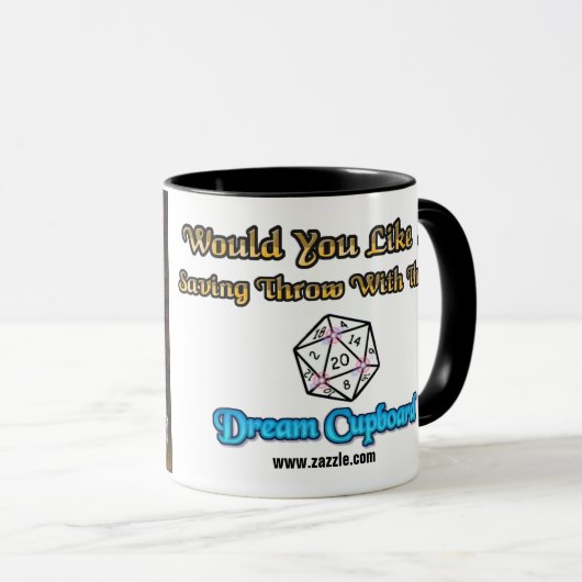 Wilt u een spaarworp?: mok (Voorkant rechts)