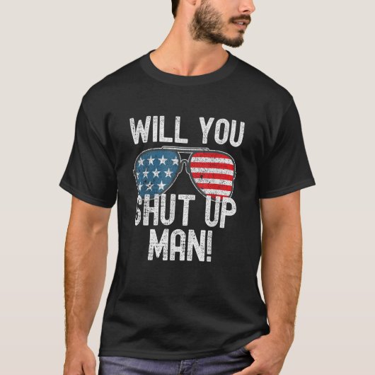 Wilt u het presidentiële debat van Man Joe Biden a T-shirt (Voorkant)