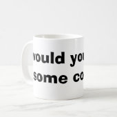 Wilt u koffie? koffiemok (Voorkant links)