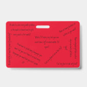 Wilt u liever? badge (Back)