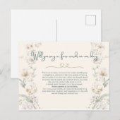 Wilt u op onze dag spreken - Voorstel Briefkaart (Voorkant / Achterkant)