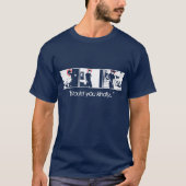 "Wilt u vriendelijk..." T-shirt (Voorkant)