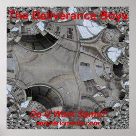 "Wilt u wat" Poster van 60 cm x 60 cm