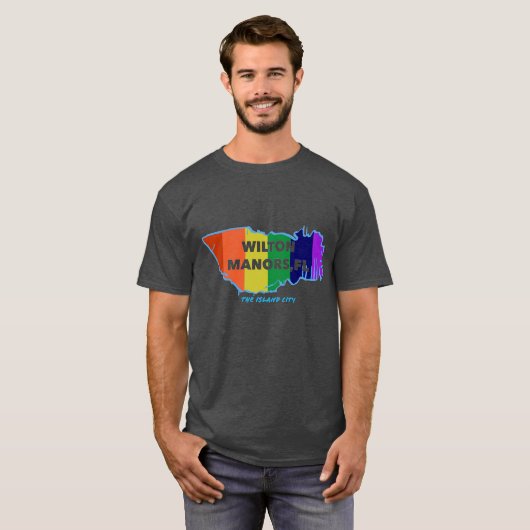 Wilton Manors, FL Pride T-shirt (Voorkant volledig)