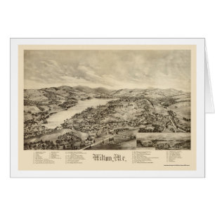 Wilton, ME Panoramic Map - 1895