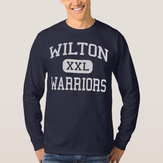 Wilton - Warriors - High - Wilton Connecticut T-shirt (Voorkant)