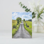 Wiltshire Country Lane briefkaart (Staand voorkant)