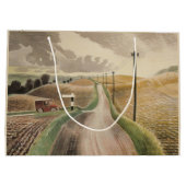 Wiltshire Landscape (door Eric Ravilious) Groot Cadeauzakje (Achterkant)