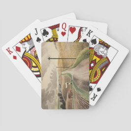 Wiltshire Landscape (door Eric Ravilious) Pokerkaarten