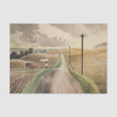 Wiltshire Landscape (door Eric Ravilious) Tissuepapier (Voorkant)