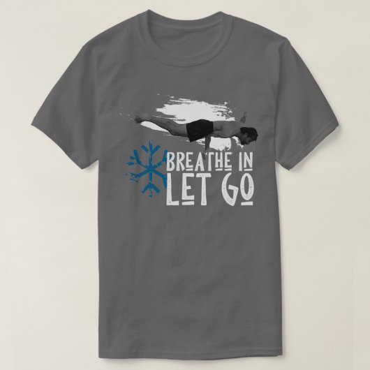 Wim Hof Breathe in Let Go T-shirt (Design voorkant)