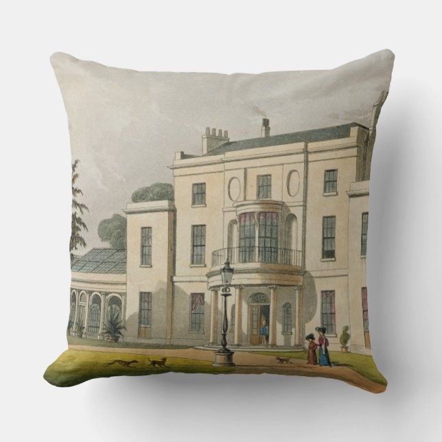 Wimbledon House, van Ackermann's 'Repository of A' Kussen (Voorkant)