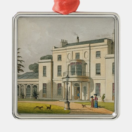Wimbledon House, van Ackermann's 'Repository of A' Metalen Ornament (Voorkant)