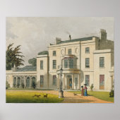 Wimbledon House, van Ackermann's 'Repository of A' Poster (Voorkant)