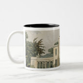 Wimbledon House, van Ackermann's 'Repository of A' Tweekleurige Koffiemok (Links)