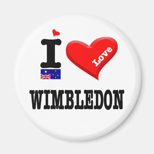 WIMBLEDON - I Love Magneet (Voorkant)