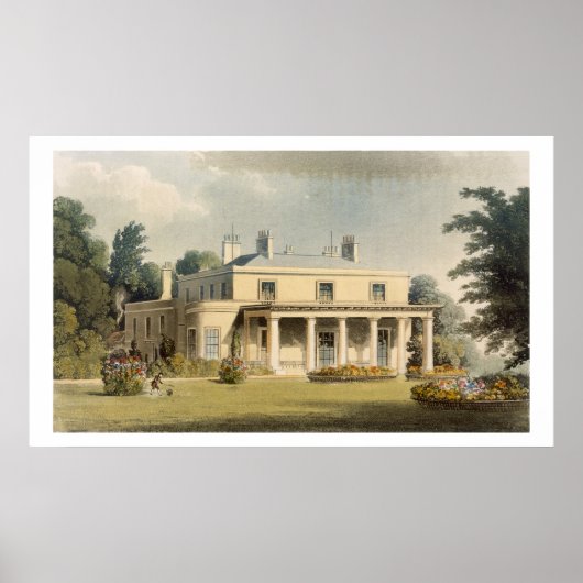 Wimbledon Park van R. Ackermann (1764-1834) Poster (Voorkant)