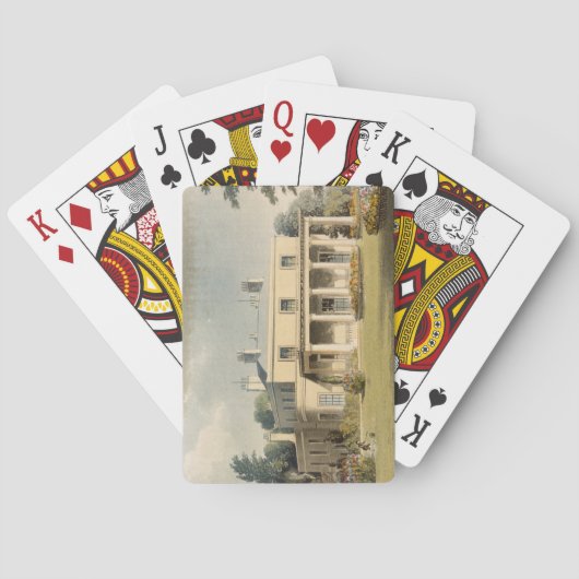 Wimbledon Park, van R. Ackermann's (1764-1834) Speelkaarten (Achterkant)