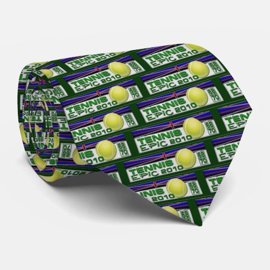 Wimbledon Tennis Epic 2010 Stropdas (Opgerold)