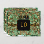 Wimbley Everet Victoriaans tafel nummer Kaart (Voorkant / Achterkant)