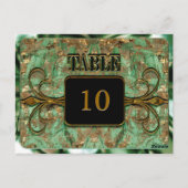 Wimbley Everet Victoriaans tafel nummer Kaart (Achterkant)