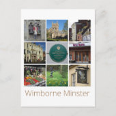 Wimborne Minster Briefkaart (Voorkant)